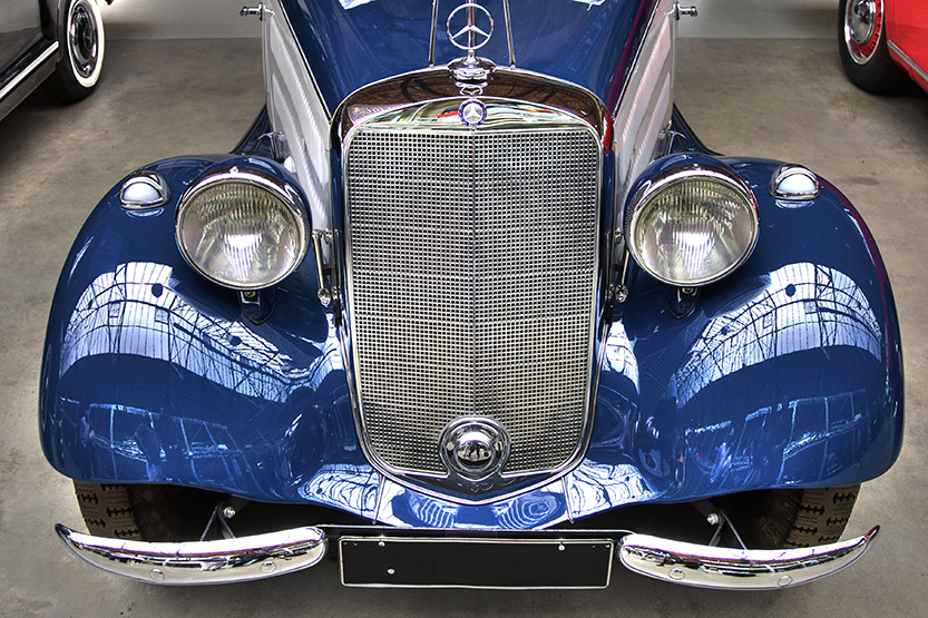 Mercedes Oldtimer in bester Gesellschaft